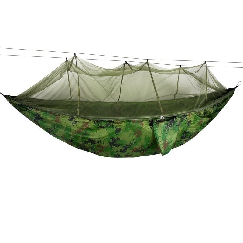 Rope Outdoor Camping Hammock With Mosquito Net Nylon