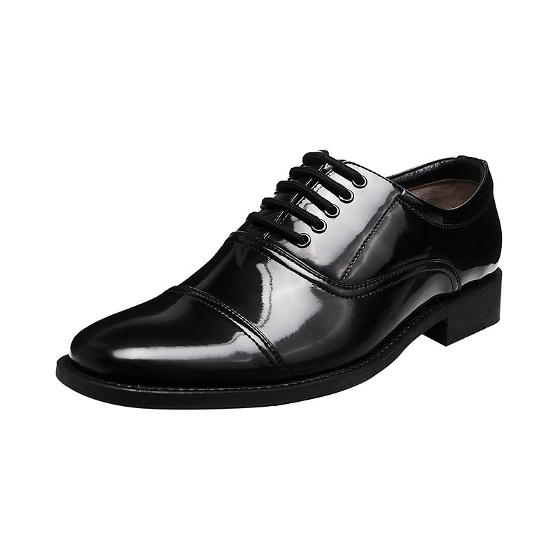 Black Army Officials Soldiers Formal Military Shoes