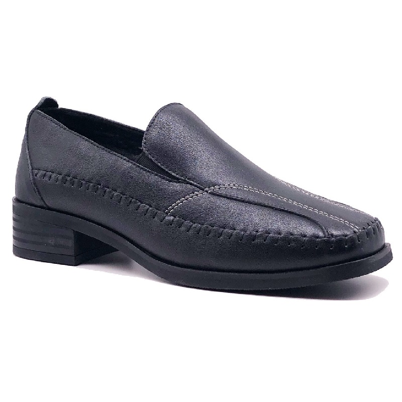 Черные классические туфли из натуральной кожи с тиснением, офисные женские официальные туфли, женские туфли