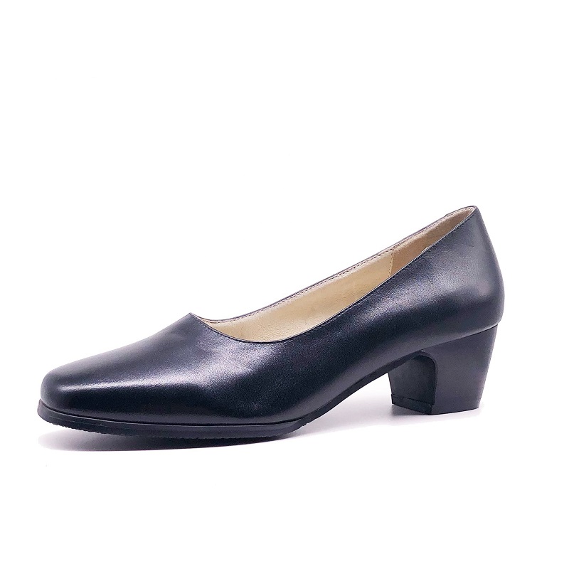 Customized Black Office Lady Heel Women Shoes