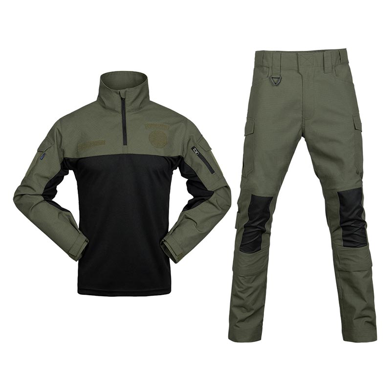 Green Sports Tactical Frog Suit Shirt