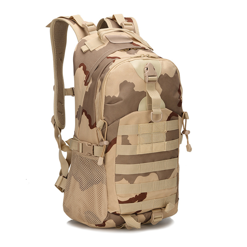 Tricolor Desert Tactical Camouflage Adventure Bag