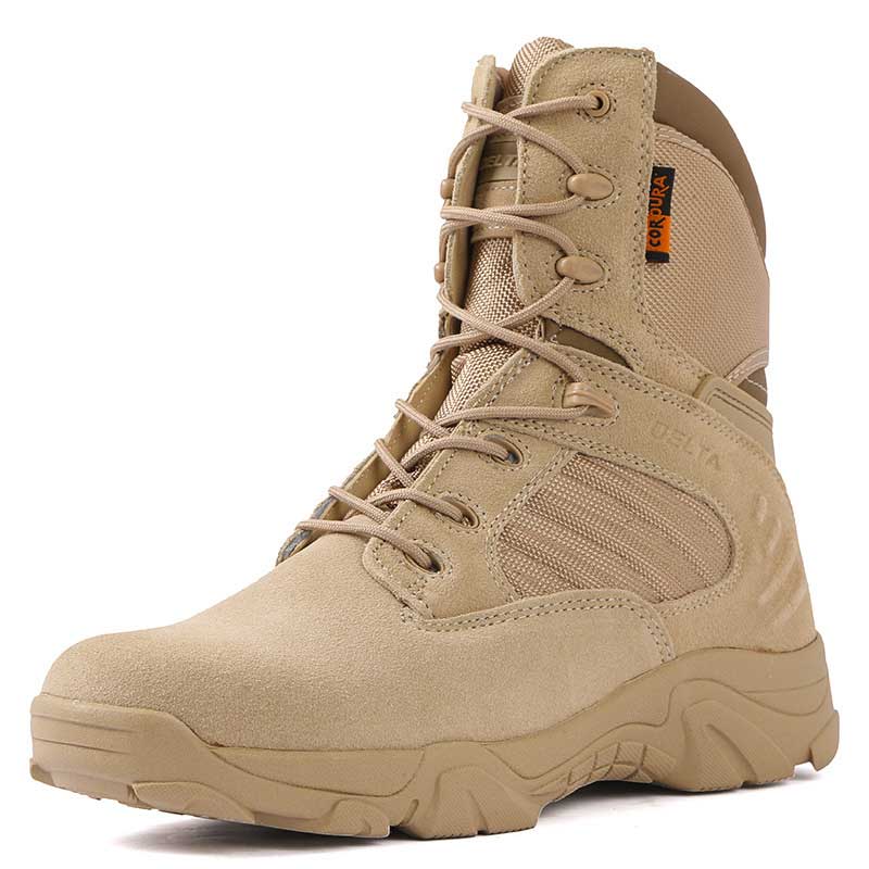 Factory Price Men Black Safety Tactical Boots