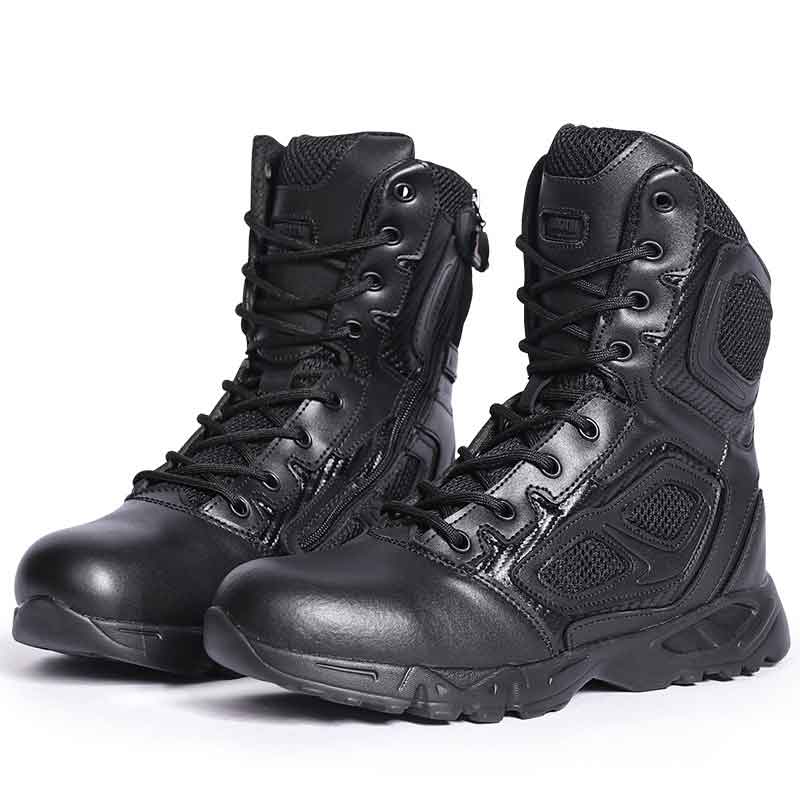 Factory Price Men Black Safety Tactical Boots