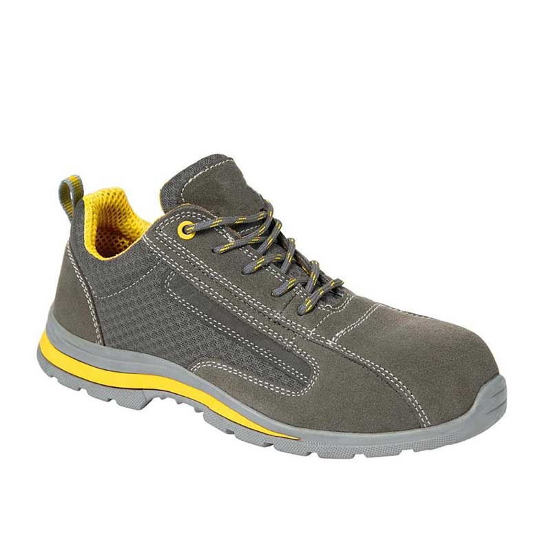 Stock Men's Outdoor Air mesh Rubber Worker Safety Shoes